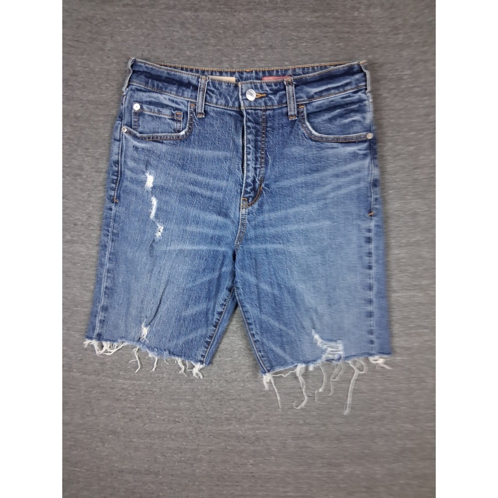 Pilcro Womens Short 29 Blue Denim Jean‎ Jorts Cut Off Casual Vintage Straight
